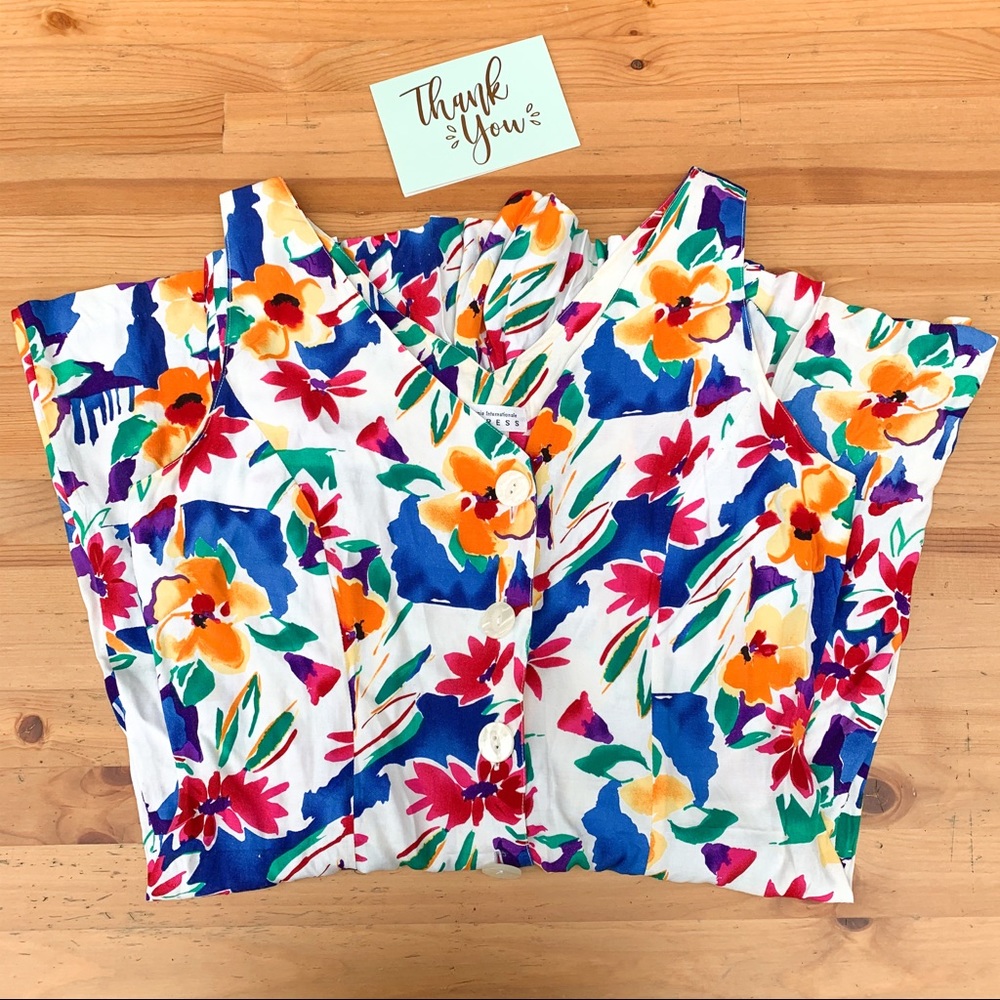 Vintage Floral Dress